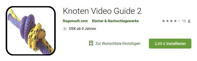 Kostenlos für Android: Knoten Video Guide 2