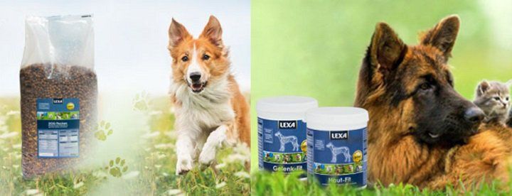 2 Hundefutterproben von LEXA DOG gratis bestellen