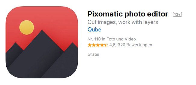 Kostenlos: Pixomatic photo editor für iOS