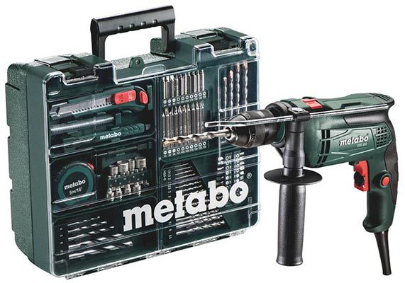 Metabo Schlagbohrmaschine SBE 650 inkl. Mobile Werkstatt (79 Teile) für 94,55€ (statt 114€)