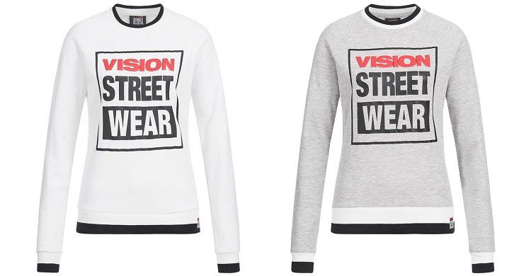 Vision Street Wear Crew Neck Damen Sweatshirt für 7,28€ (statt 16€)