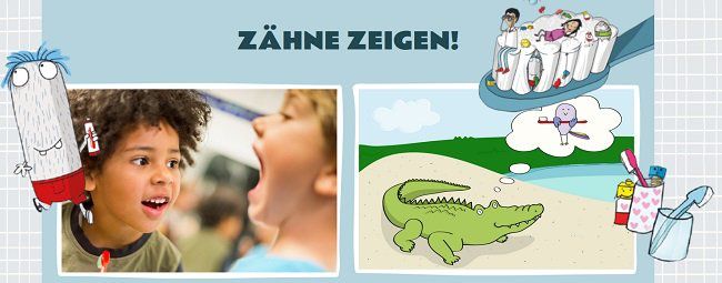 Kinderbücher über Zahnpflege kostenlos bestellen