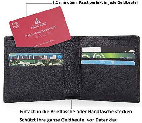 RFID Blocker in Schwarz oder Rot für 5,99€   Prime