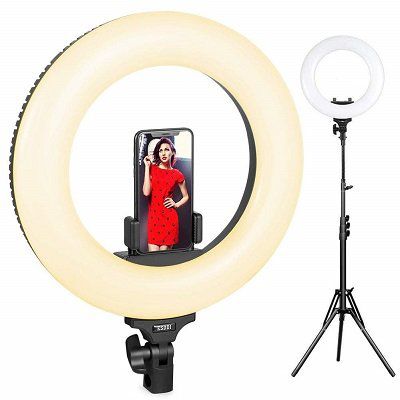 ESDDI 14 Ringlicht (dimmbar, mit 360 LEDs) für 69,99€ (statt 90€)