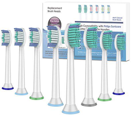 8er Pack Zahnbürstenaufsatz für Philips Sonicare für 12,99€ (statt 18€)   Prime