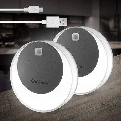 Doppelpack Okeanu LED Nachtlicht mit Bewegungsmelder für 14,99€ (statt 25€)