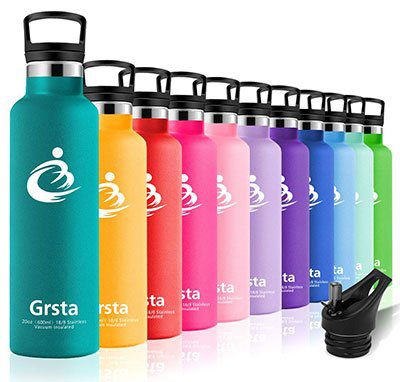 Grsta Edelstahltrinkflasche in vielen Farben & 4 Größen ab 5,99€   Prime