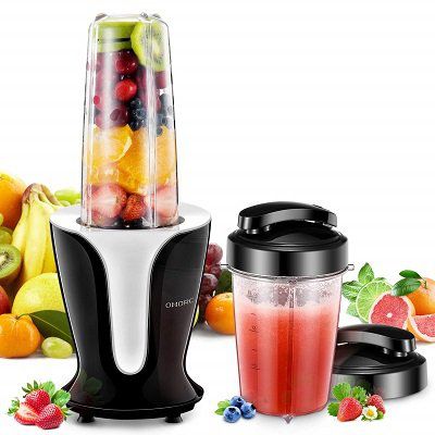 OMORC Standmixer mit 2 Trinkflaschen (900 ml, 500 ml) für 32,99€ (statt 53€)