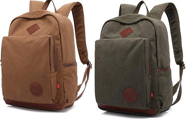 Rucksack (30L) aus Leinen mit Laptopfach für 14,99€ (statt 30€)