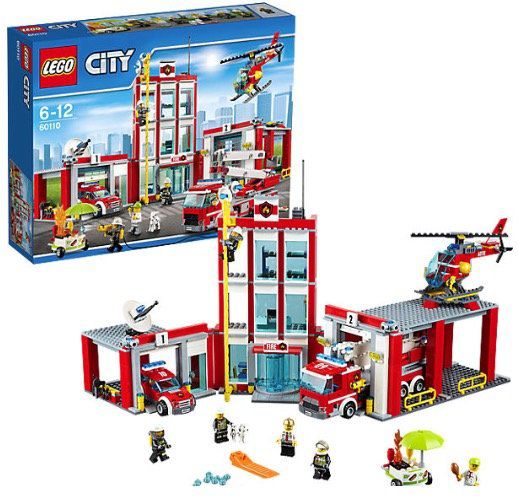 Lego City 60110 Große Feuerwehrstation für 57€ (statt 77€)