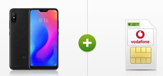 Vodafone Allnet Flat von mobilcom mit 4GB für 16,99€ mtl. + Xiaomi Redmi Note 6 Pro für 19€