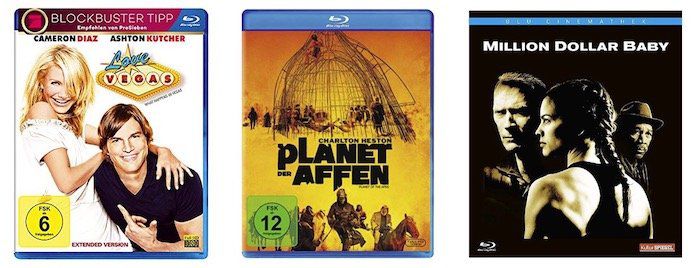 Rabattfehler bei Amazon: 6 Blu rays ab 14€