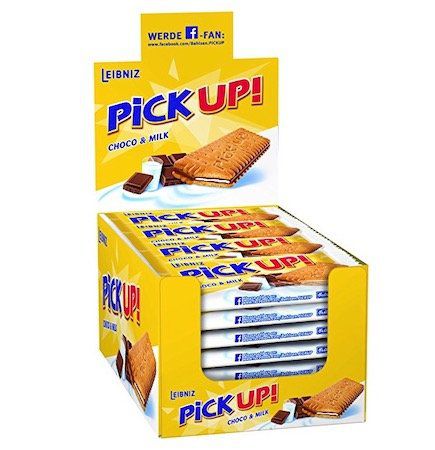 24er Pack Leibniz PiCK UP! Choco & Milk Keks Riegel ab 4,95€ (statt 8€)   Prime Sparabo