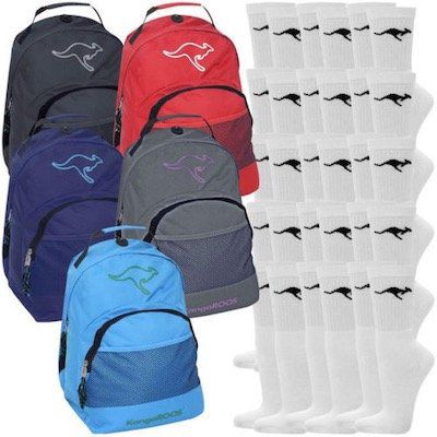 KangaROOS Rucksack + 15 Paar KangaROOS Sportsocken für 17,99€