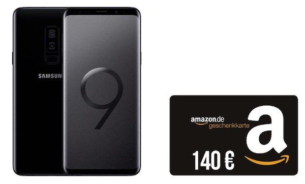 Samsung Galaxy S9 inkl. 140€ Amazon Gutschein für 4,95€ + Vodafone Smart L+ mit 5GB LTE für 36,99€   junge Leute 10GB LTE