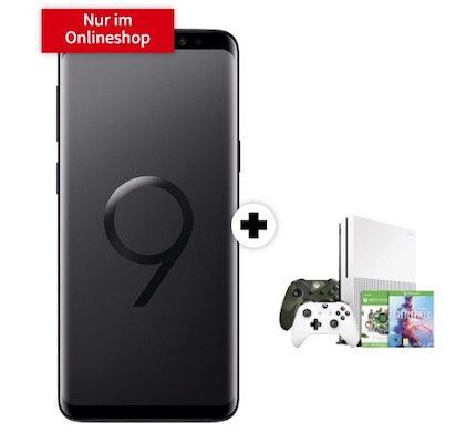 ? Knaller! Samsung Galaxy S9 + Xbox One S 1TB inkl. 12 Monate Game Pass + 2. Controller für 1€ + Telekom Allnet Flat mit 8GB für 31,99€ mtl.