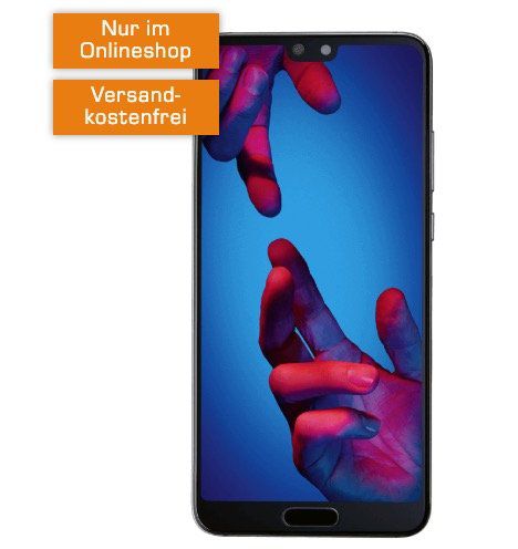 Huawei P20 für 29€ + o2 Allnet Flat mit 3GB LTE für 14,99€ mtl.