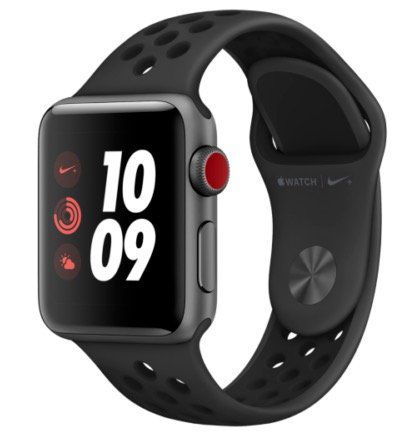 Wieder da! Apple Watch Series 3 Nike+ 38mm Smartwatch mit LTE und mit Nike Sportarmband für 237€ (statt 333€)