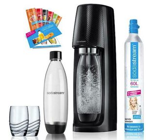 SodaStream Easy Promopack mit Zylinder, 2 Flaschen, 2 Gläser für 54,95€ SodaStream Easy Promopack mit Zylinder, 2 Flaschen, 2 Gläser für 54,95€
