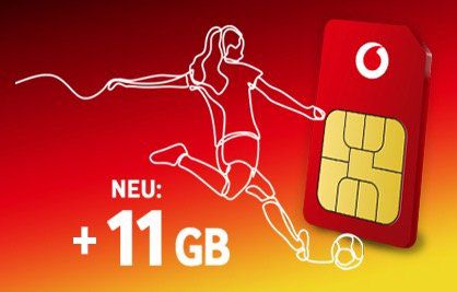 Vodafone CallYa Prepaid mit 2GB LTE für 9,99€ für 4 Wochen + einmalig 11GB gratis