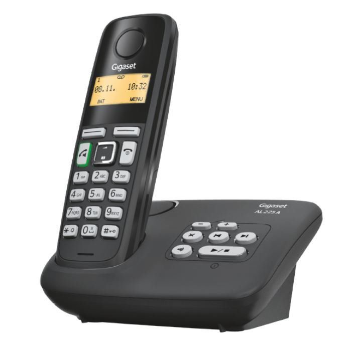 GIGASET AL225A   DECT Schnurlos Telefon mit Anrufbeantworter für 10€ (statt 29€)