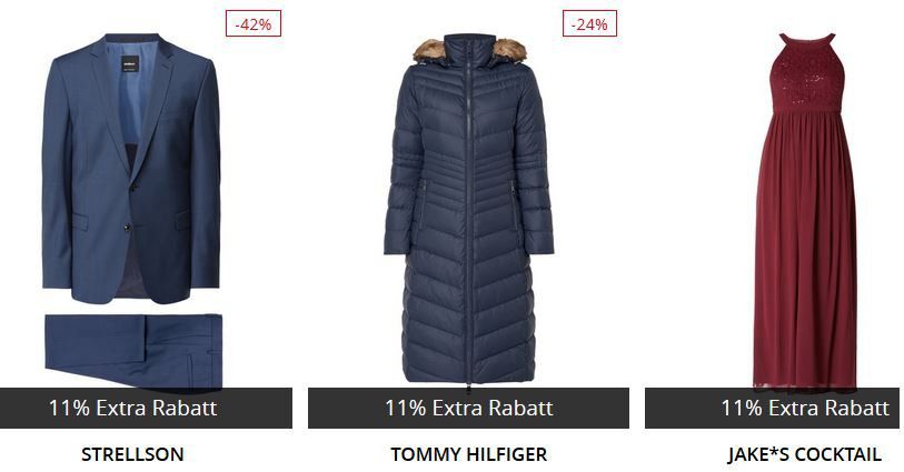 Tipp! Peek & Cloppenburg* New Year Sale mit 11% Extra Rabatt auf alles