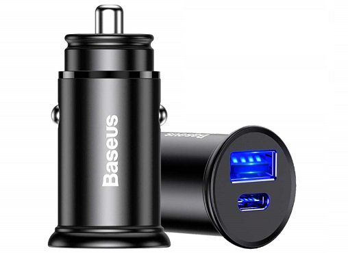 Baseus BS01 USB C Kfz Ladegerät mit QuickCharge 4.0 für 5,85€ (statt 13€)