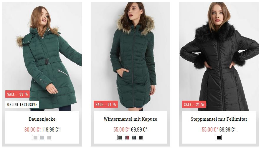 Orsay: 20% EXTRA Rabatt auf Jacken und Mäntel