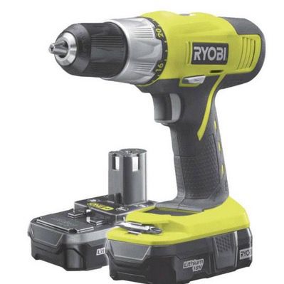 RYOBI 2 Gang Akku Bohrschrauber ONE+ (R18DDP) mit 2 Akkus ab 84,99€ (statt 168€)