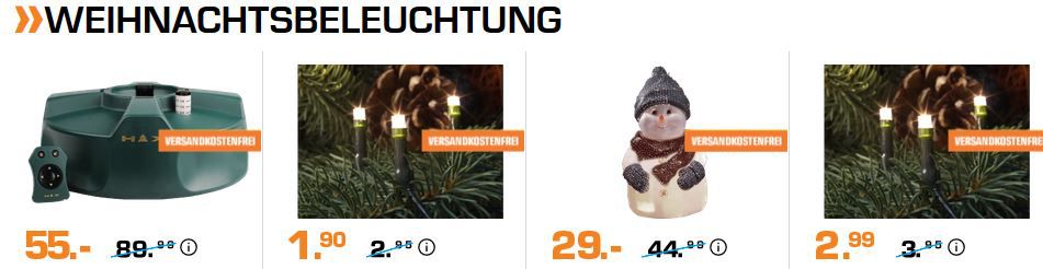 Saturn Late Night: günstiges IT Zubehör & Weihnachtsbaumbeleuchtung