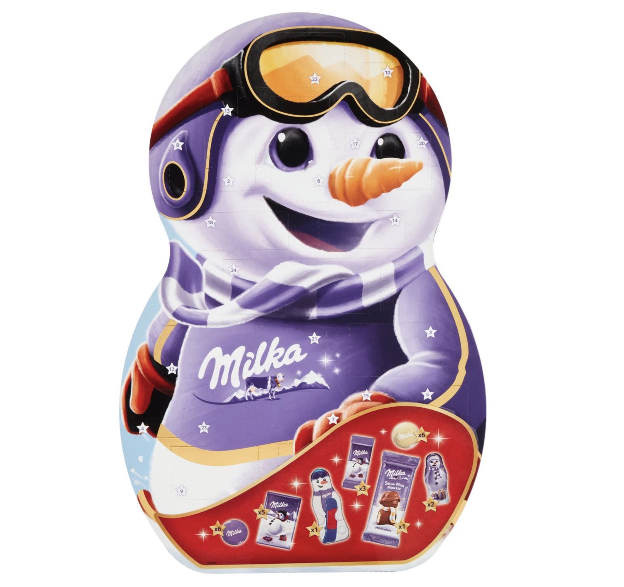 Milka Snow Mix Adventskalender ab 6,49€ (statt 11€)   Prime
