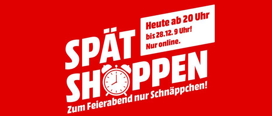 ? Top! Media Markt Spät Shoppen bis 9Uhr mit guten Preisen quer Beet   z.B. Beurer KS 33 Küchenwaage  für 11€ (statt 23€)