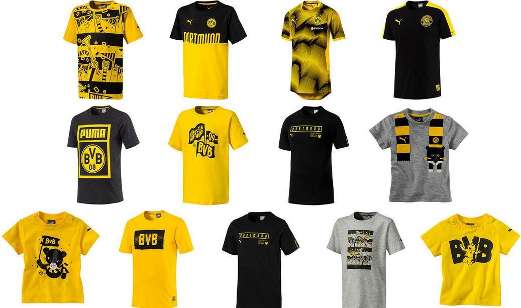 Puma BVB Borussia Shirts für Damen, Herren & Kinder für 14,95€ (statt 20€)