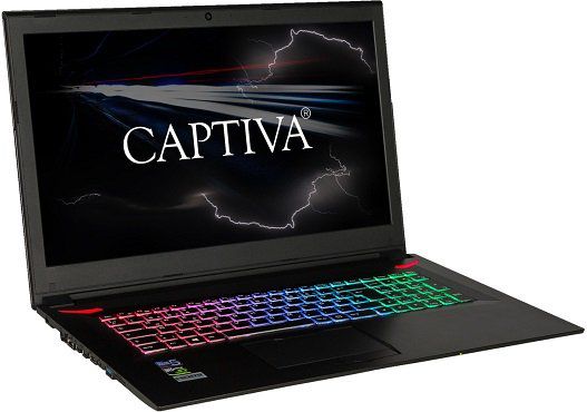 CAPTIVA Gaming I46 897 Gaming Notebook mit i7, 16GB RAM, 240GB SSD, 1TB HDD, GTX1060 für 1.299€ (statt 1.454€)