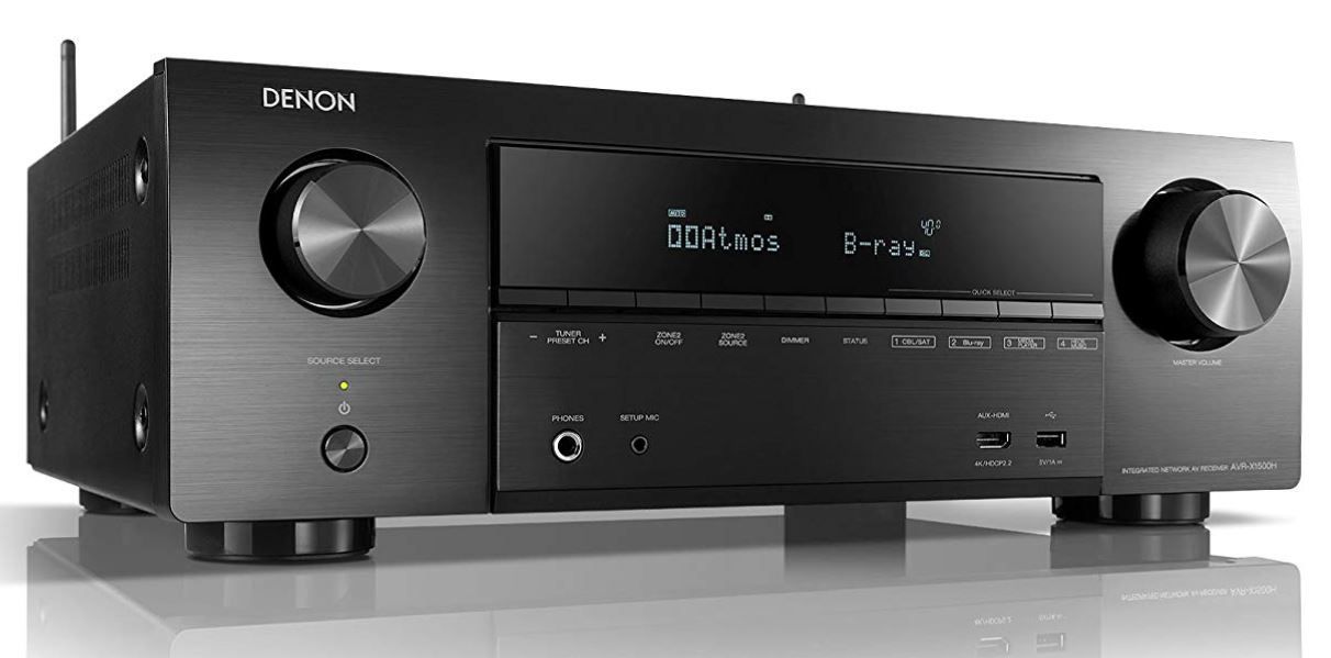 Denon AVR X1500H   7.1 AV Receiver mit WLAN 4K Dolby Atmos für 299€ (statt 339€)