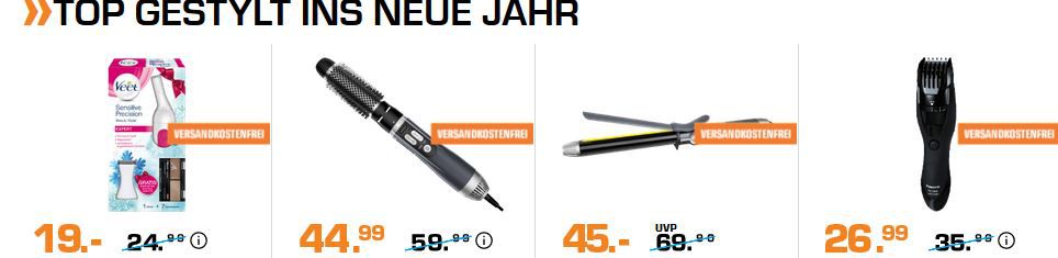 Saturn Beauty Late Night Sale: z.B. CARRERA No 421 Wet & Dry Rasierer für 49€ (statt 65€)