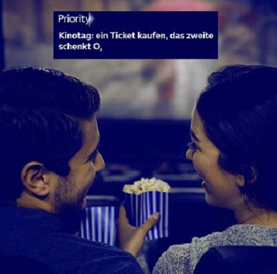 O2: Kinoticket geschenkt