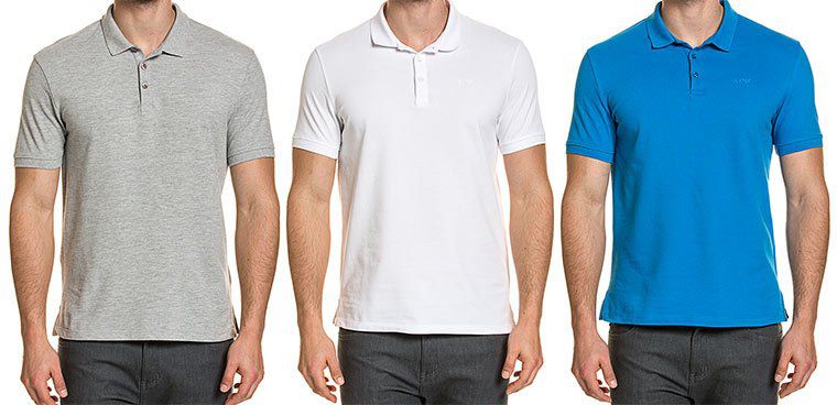 Armani Jeans Herren Poloshirt in vielen Farben für je 34,29€ (statt ~47€)