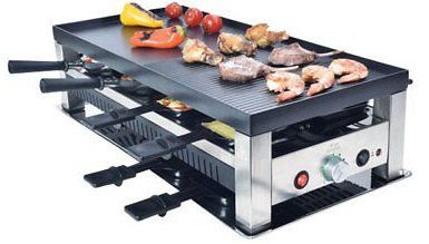 Solis 977.47 Tischgrill 5 in 1 inkl. 8 Raclettepfännchen, 8 Mini Wok, 8 Spachtel für 159,90€ (statt 190€)