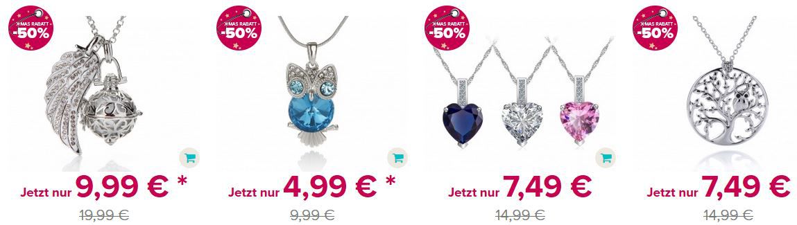 Silvity: Mega Weihnachts Rabatt mit bis zu 50% auf Schmuck!