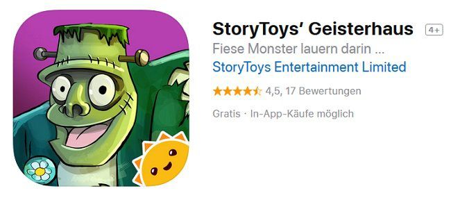 Für iOS: StoryToys’ Geisterhaus gratis (statt 3,49€)