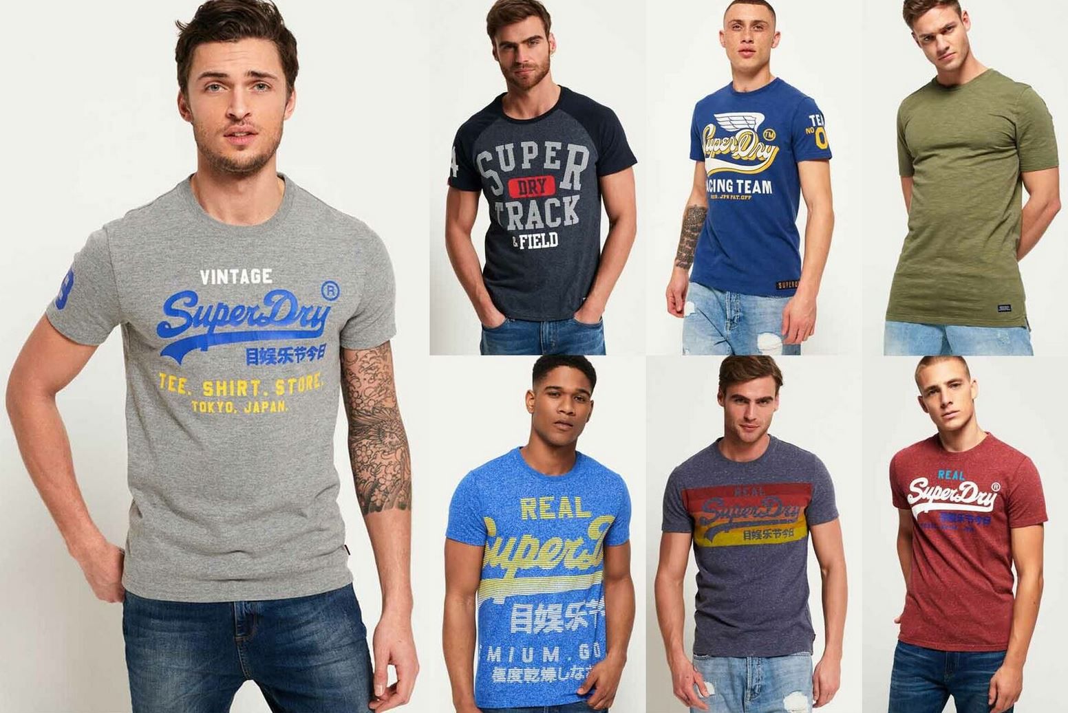 Superdry T Shirts viele Modelle XS bis 3XL je 13,95€ (statt 21€)