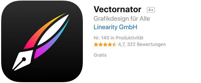 iOS: Grafikdesign App Vectornator gratis (statt 8,99€)
