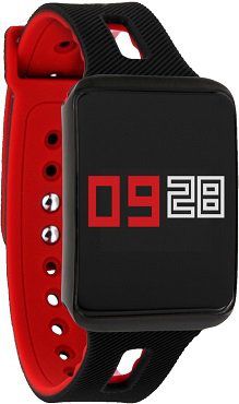 xlyne Keto XW Fit Fitness Tracker in schwarz/rot für 24€ (statt 38€)