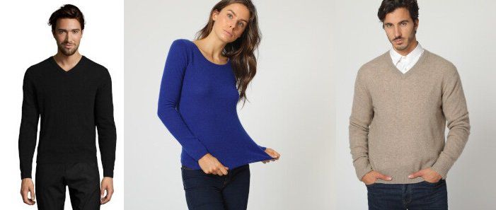 Max Tonso Cashmere Sale bei Vente Privee   z.B. Kaschmir Pullover ab 65,99€