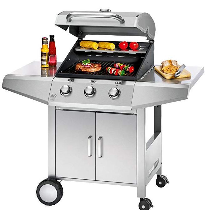 Profi Cook PC GG 1057   Gasgrill mit 3 Brennern für 149€ (statt 178€)