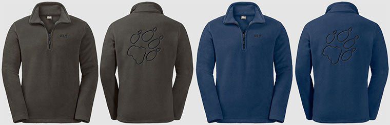 Jack Wolfskin Fleecepullover Rebell für 32,90€ (statt 58€)