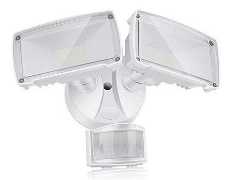 Solla   LED Doppelkopf Außenlicht mit Bewegungssensor für 35,70€ (statt 45€)