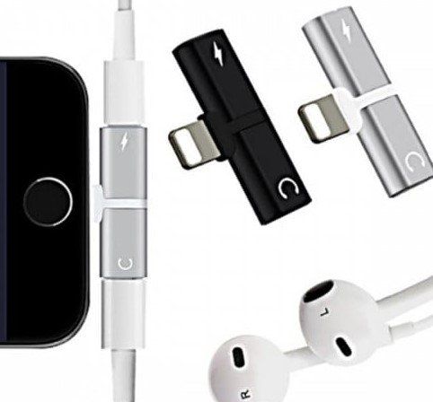 2in1 Dual Lightning Adapter für iPhone, iPad & iPods für 1,99€
