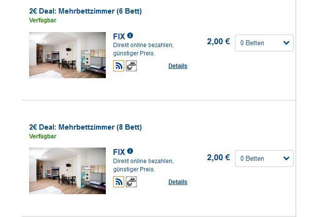 A&O Hotels & Hostels: Ab 2€ je ÜN in vielen Städten europaweit z.B. Venedig